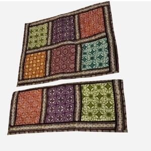 The Company Store Purple and Olive Quilt Fabric